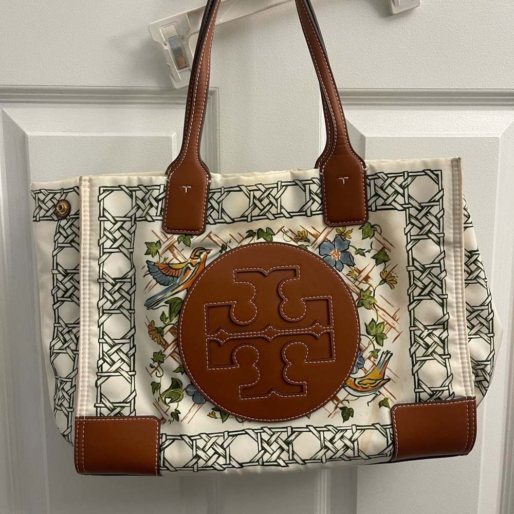Tory Burch Ella Printed Canvas Tote